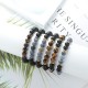 8MM Bead Bracelets For Men Women Lava Rock Lion Leopard Beaded Bracelets Set 8MM Bead Bracelets For Men Women Lava Rock Lion Leopard Beaded Bracelets Set